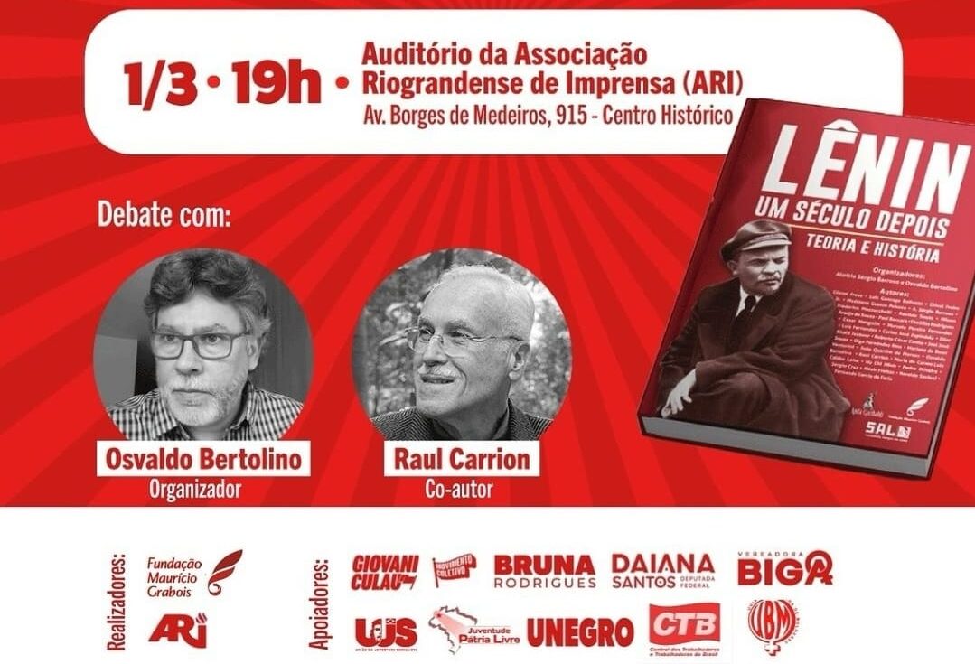 Lançamento de “Lênin: um século depois” em Porto Alegre na próxima sexta (01/03)
