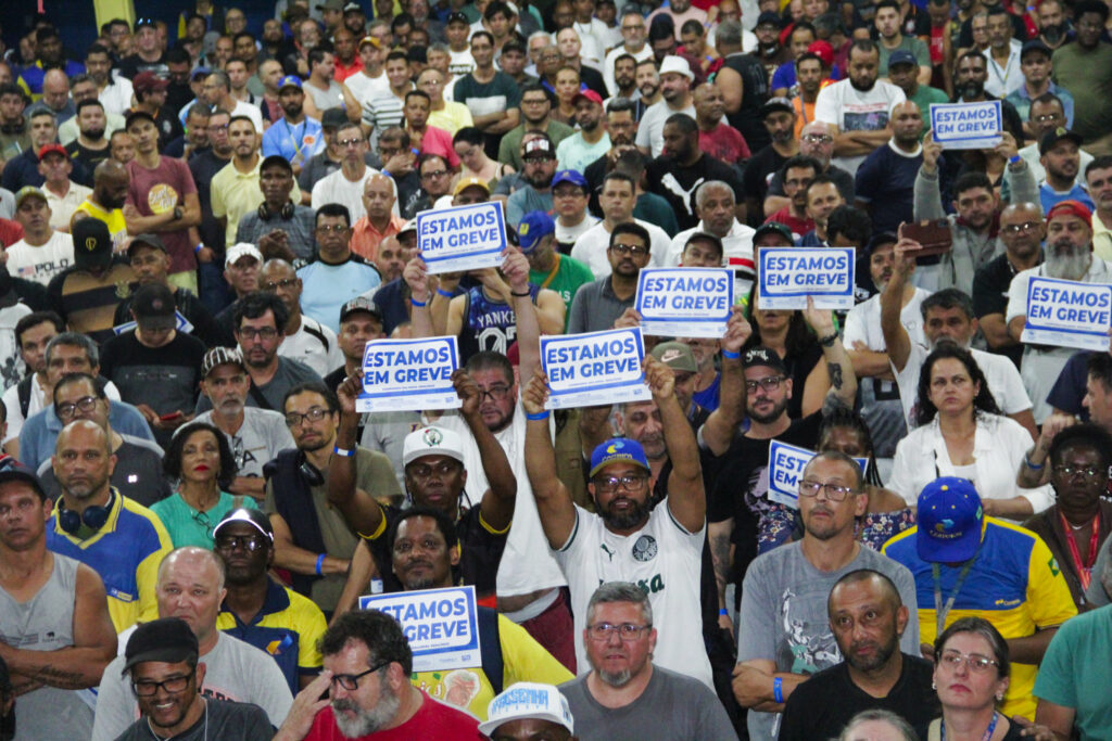 Assembleia Trabalhadores dos Correios de São Paulo, 19/08/2024. Foto: SINTECT-SP