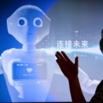 Apresentação de tecnologia de inteligência artificial 5G em Guizhou, China, 26/05/2022. (Xinhua/Ou Dongqu)