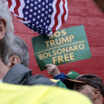 São Paulo (SP), 07/09/2025 - Pessoas participam do evento Reaja Brasil, na Avenida Paulista.