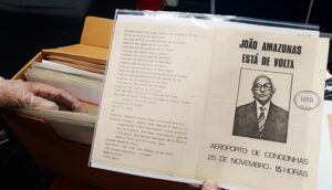 Caixa de documentação do Fundo João Amazonas no CDM. Foto: Leandro Melito / Grabois