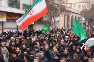 Morte do Aiatolá Khamenei povo de Ardebil, província do noroeste do Irã, saiu às ruas após o martírio do líder da Revolução Islâmica, o aiatolá Seyyed Ali Khamenei. 01/03/2026. Fotos RS/via Fotos Publicas