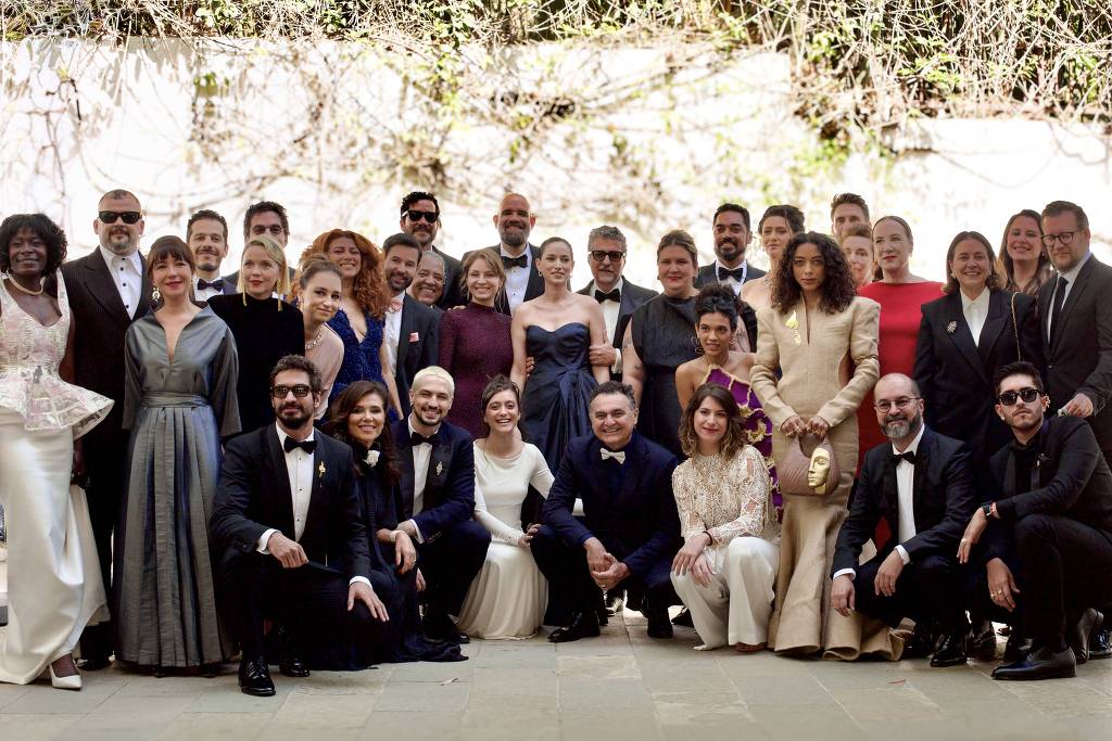 Equipe do filme O AGENTE SECRETO em Los Angeles. Crédito: Karina Chancey / Vitrine Filmes / Divulgação