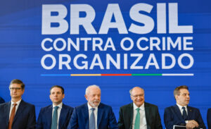 12/5/2026 - Presidente da República, Luiz Inácio Lula da Silva, durante o Lançamento do Programa Brasil Contra o Crime Organizado, no Palácio do Planalto. Brasília-DF. Foto: SEAUD/PR